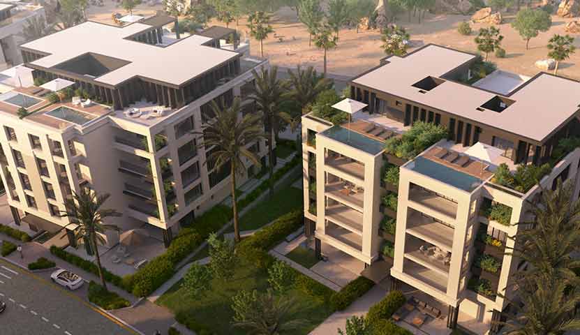 تصميم الوحدات في قطامية كريكس
